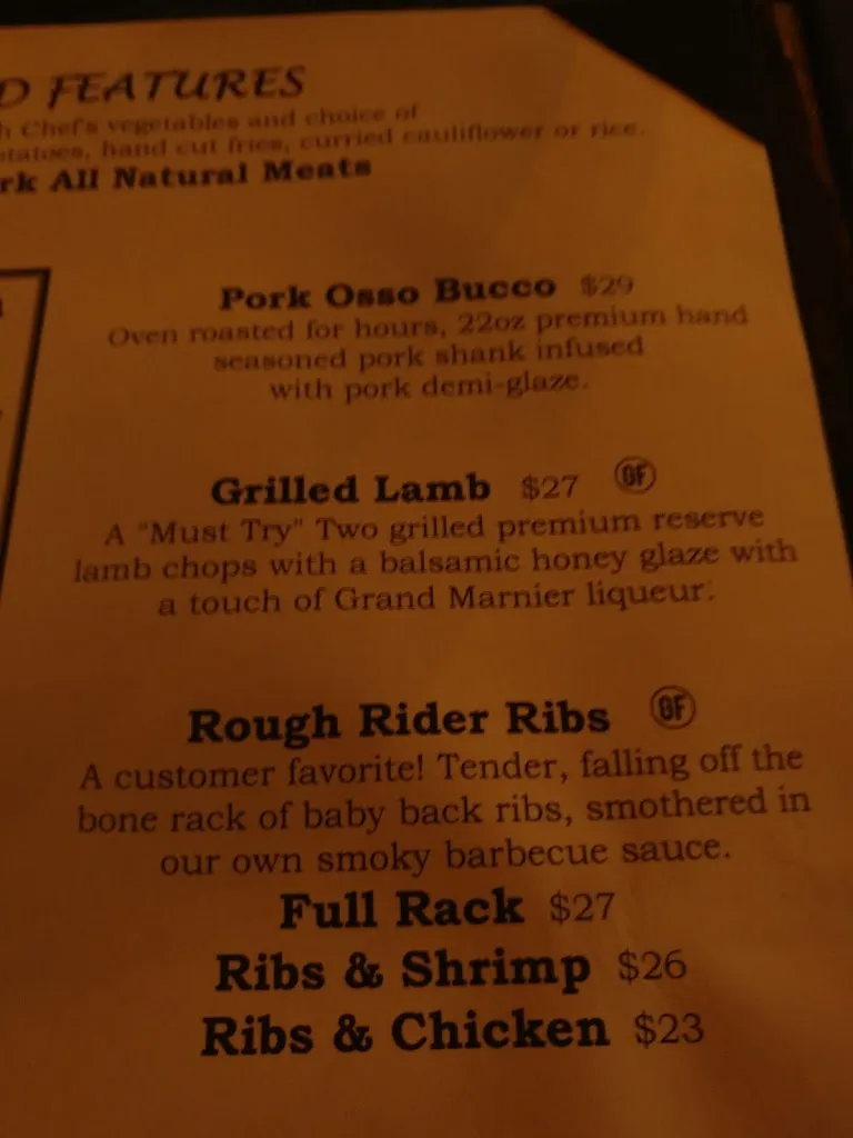 Menu_Bully's Restaurant & Pub_Columbia, PA_image_old_2