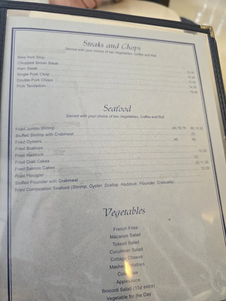 Menu_John's Hideaway Restaurant_Carlisle, PA_image_old_2