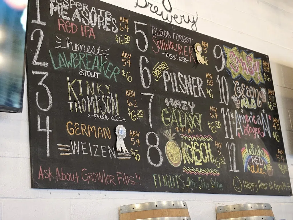 Menu_Desperate Times Brewery_Carlisle, PA_image_old_1