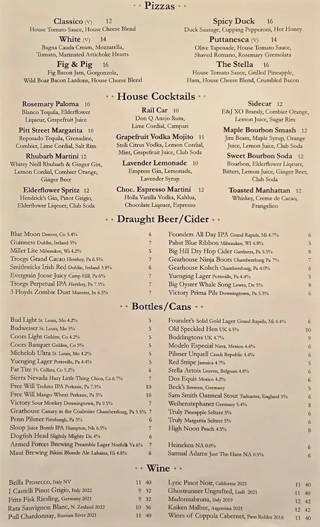 Menu_Pitt Street Station_Carlisle, PA_image_old_3