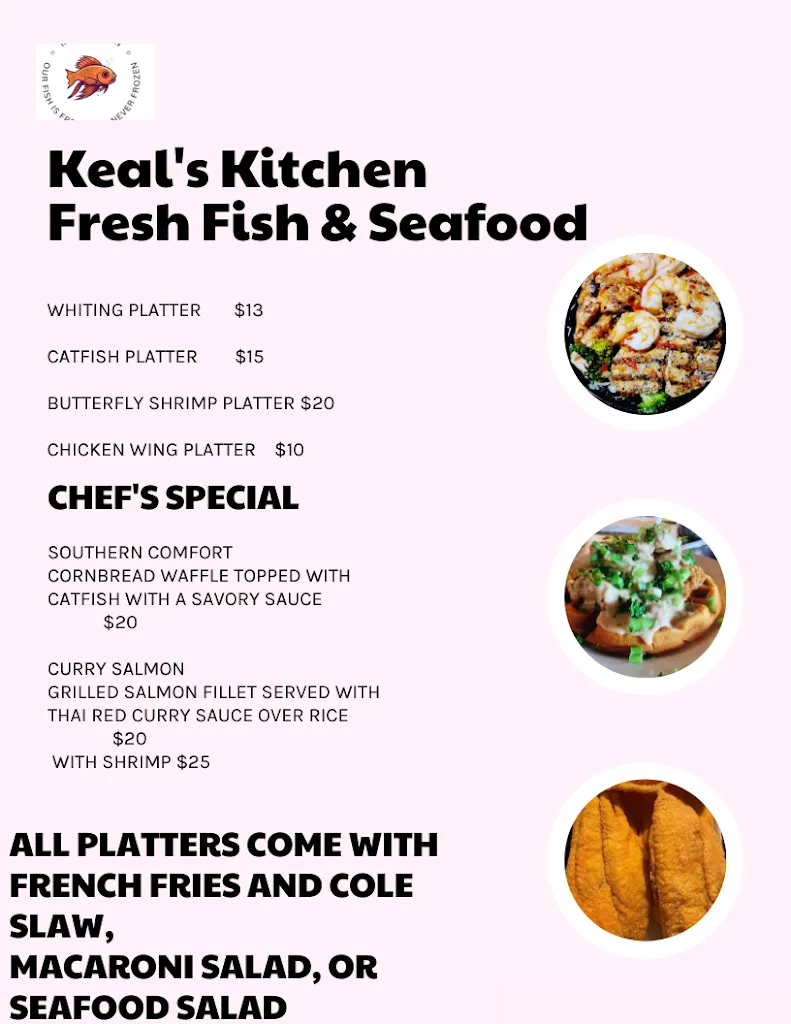 Menu_Keal's Kitchen LLC_Carlisle, PA_image_old_2