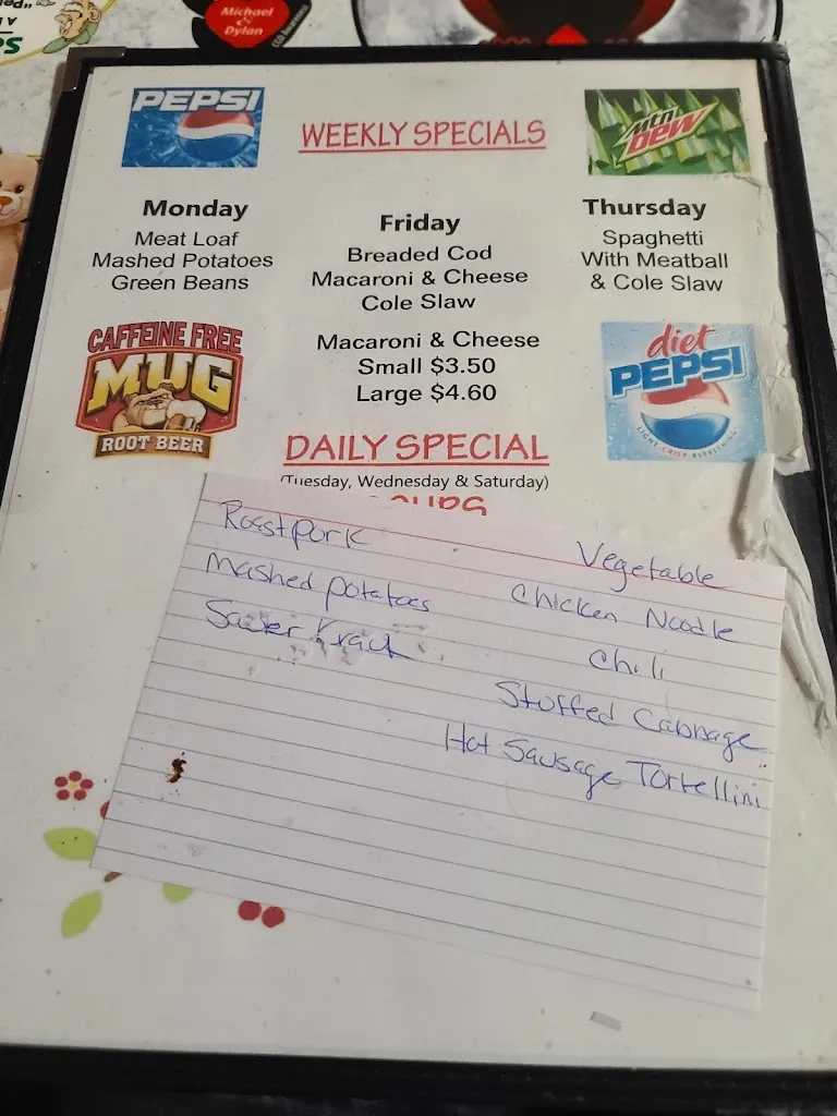 Menu_Wise's Restaurant_Scottdale, PA_image_old_2