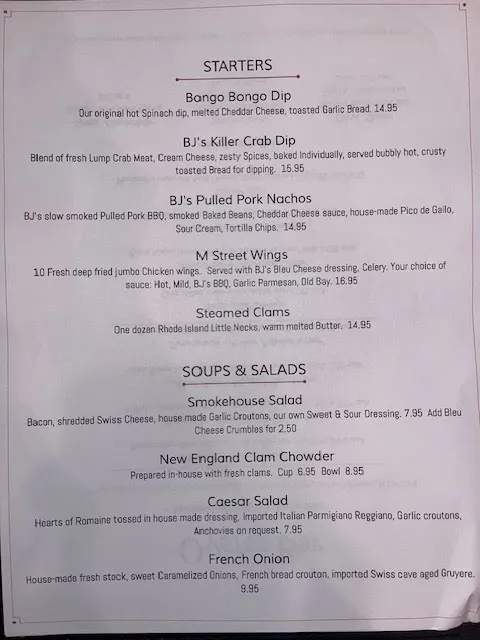 Menu_BJ's Market Street Tavern & Oyster Bar_Selinsgrove, PA_image_old_2