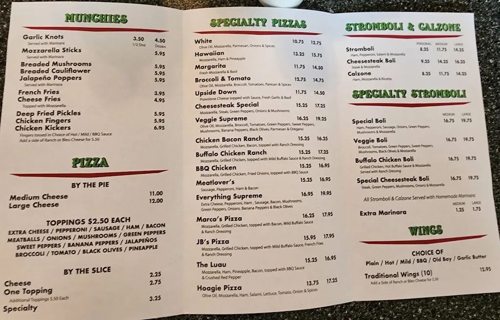Menu_JB's Pizzeria_Selinsgrove, PA_image_old_1