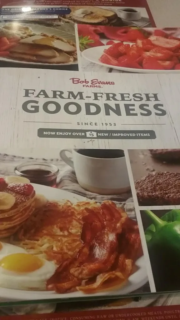 Menu_Bob Evans_Shamokin Dam, PA_image_old_2