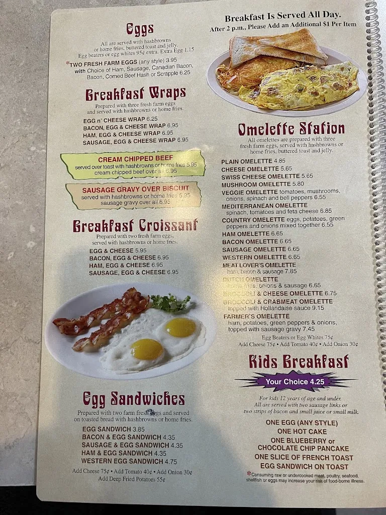 Menu_Shiloh Family Restaurant_York, PA_image_old_1
