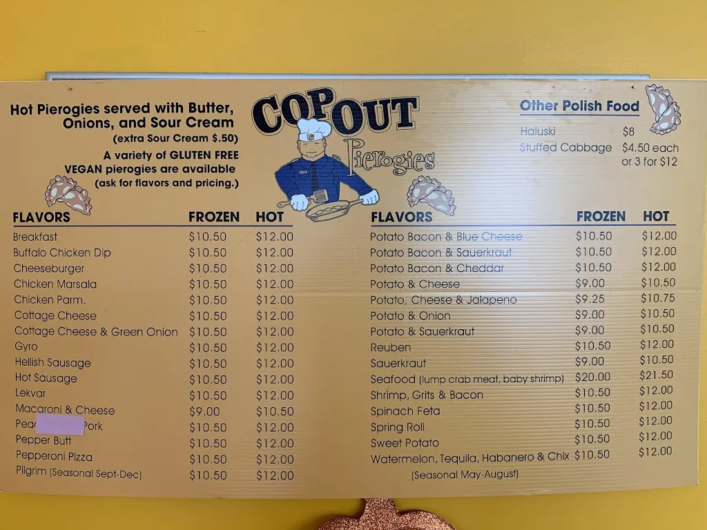 Menu_Cop Out Pierogies_Pittsburgh, PA_image_old_3