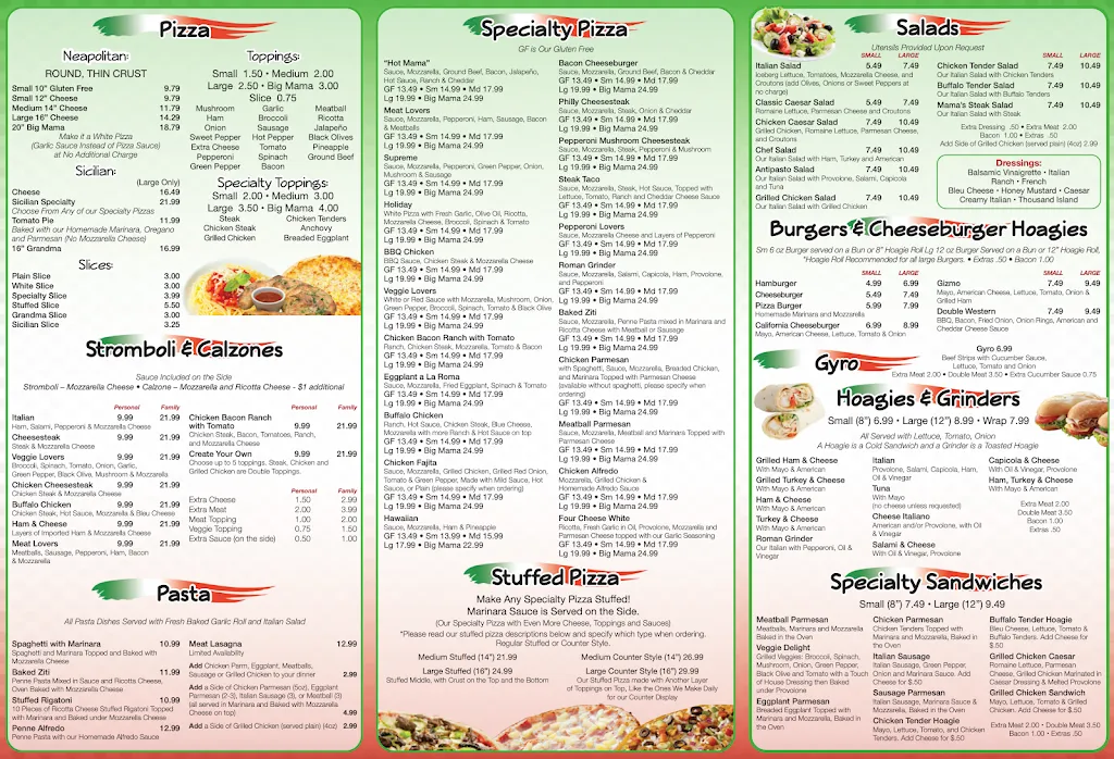 Menu_Mama's Pizza and Grill Kenhorst Plaza_Shillington, PA_image_old_2