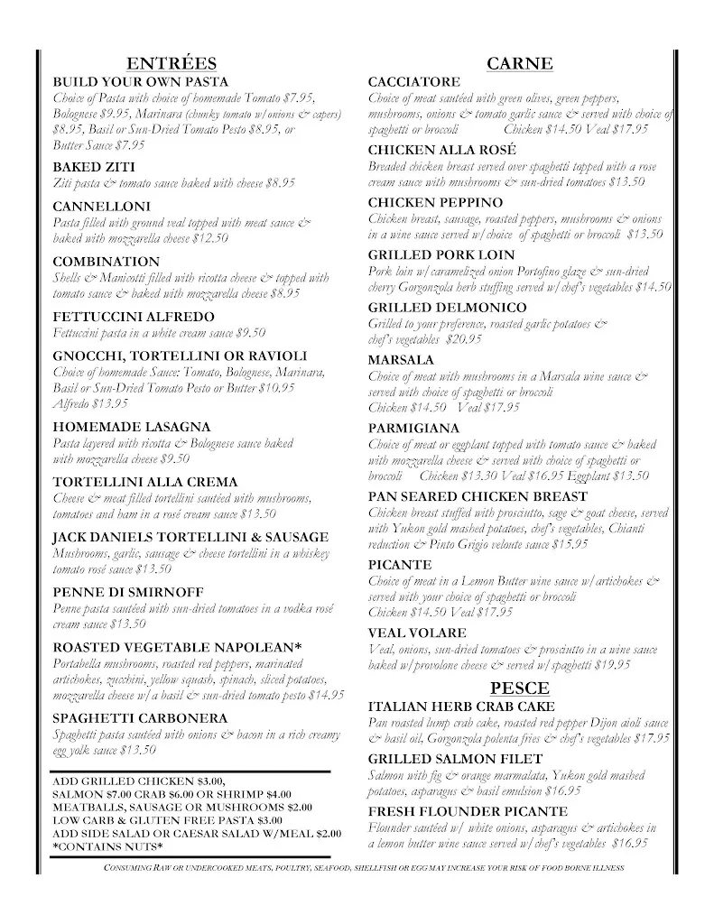 Menu_Buon Appetito Ristorante_Spring Grove, PA_image_old_2