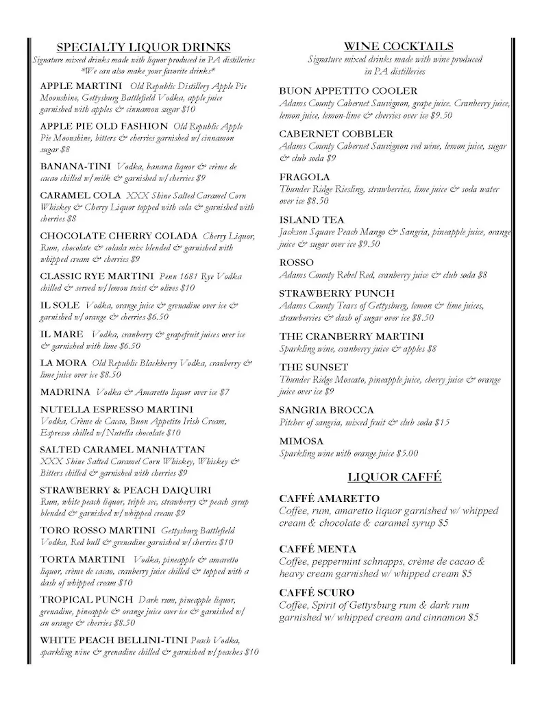 Menu_Buon Appetito Ristorante_Spring Grove, PA_image_old_3