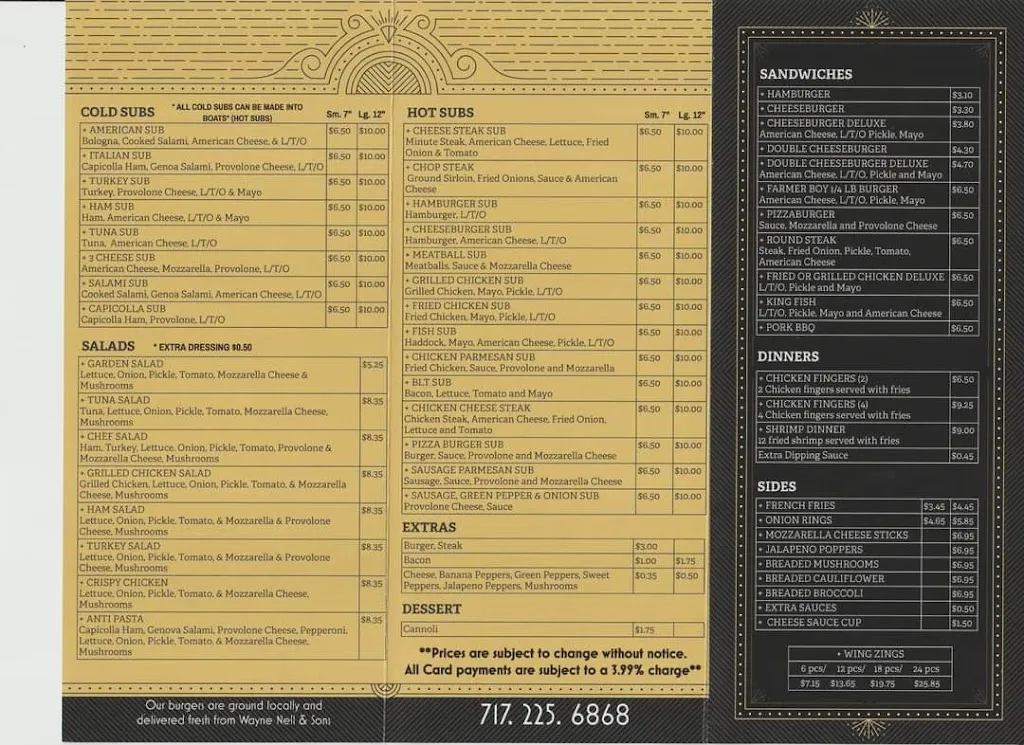 Menu_Jim & Nena's Pizzeria_Spring Grove, PA_image_old_2