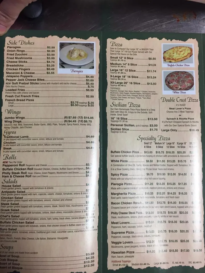 Menu_From Italy Pizza_Springdale, PA_image_old_2