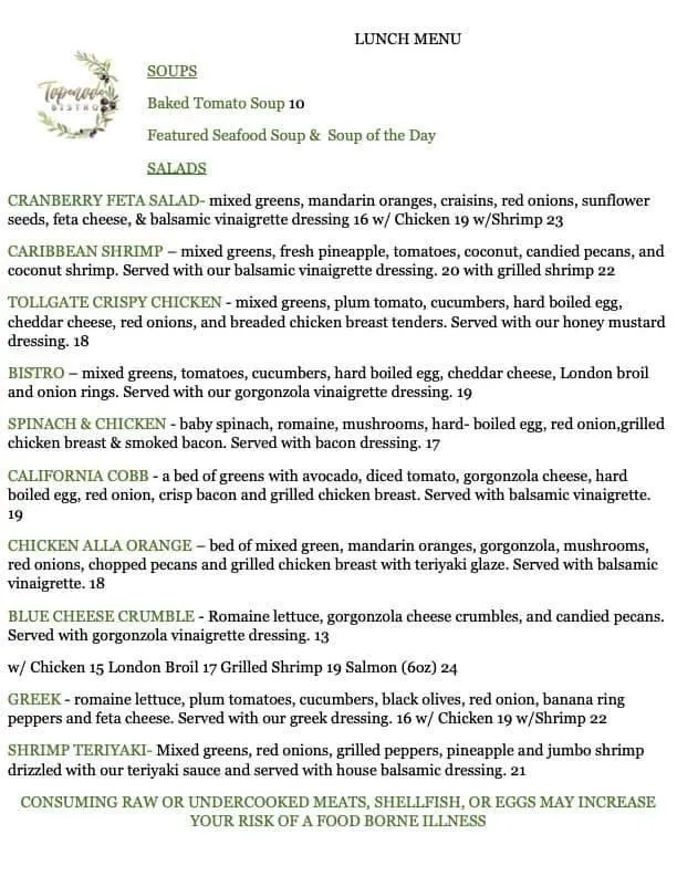 Menu_Tapenade Bistro_York, PA_image_old_2