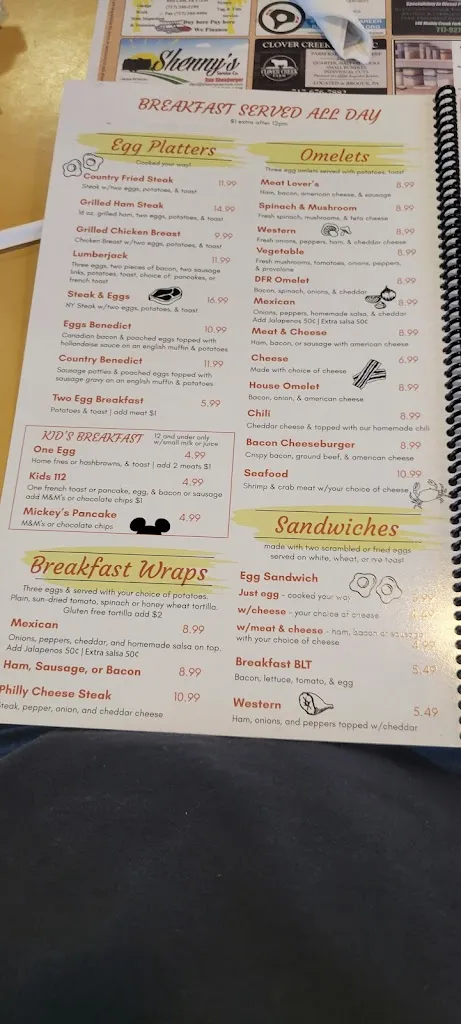 Menu_Dallastown Family Restaurant_York, PA_image_old_2
