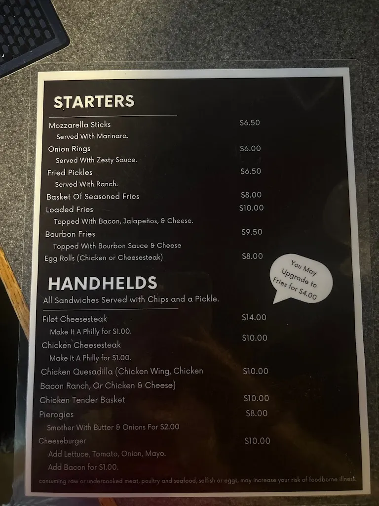 Menu_Bourbon City_Swoyersville, PA_image_old_1