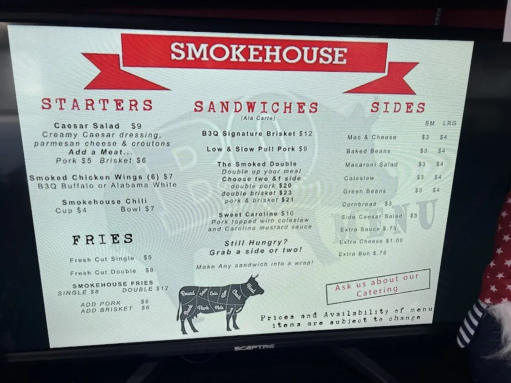 Menu_B3Q Smokehouse & Pub_Swoyersville, PA_image_old_2