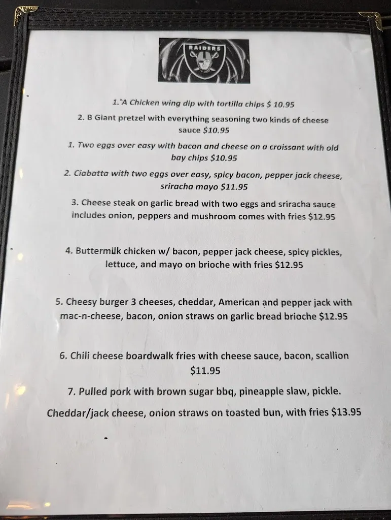 Menu_Slocum Street Sports Bar and Grill_265 Slocum St, Swoyersville_image_old_2