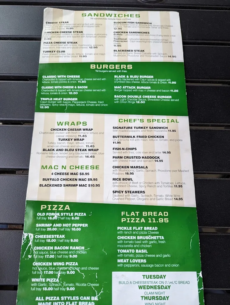 Menu_Slocum Street Sports Bar and Grill_265 Slocum St, Swoyersville_image_old_3