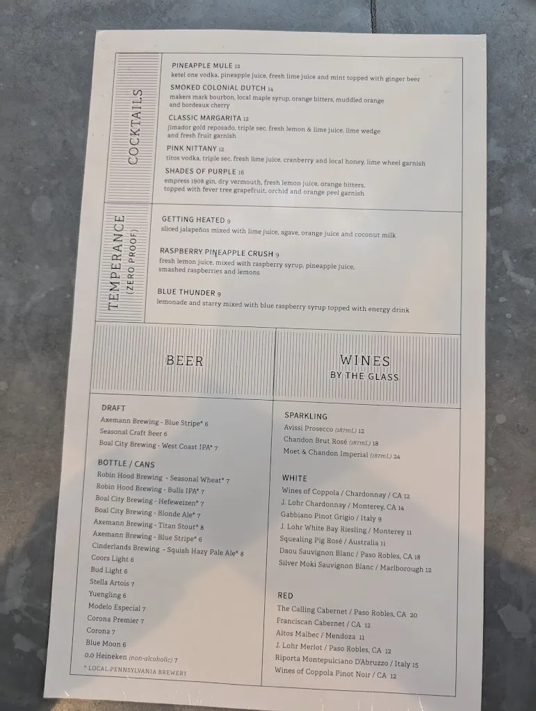 Menu_Triplett's_State College, PA_image_old_1