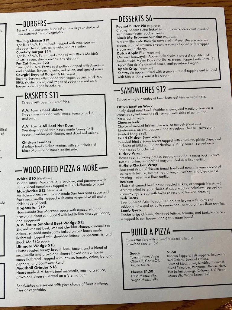 Menu_Otto's Pub and Brewery_State College, PA_image_old_2