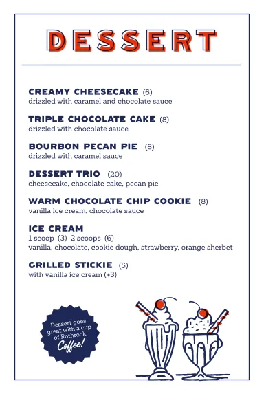 Menu_The Corner Room_State College, PA_image_old_1