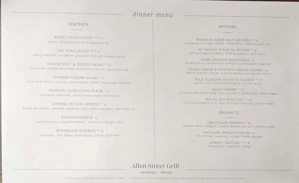 Menu_Allen Street Grill_State College, PA_image_old_2