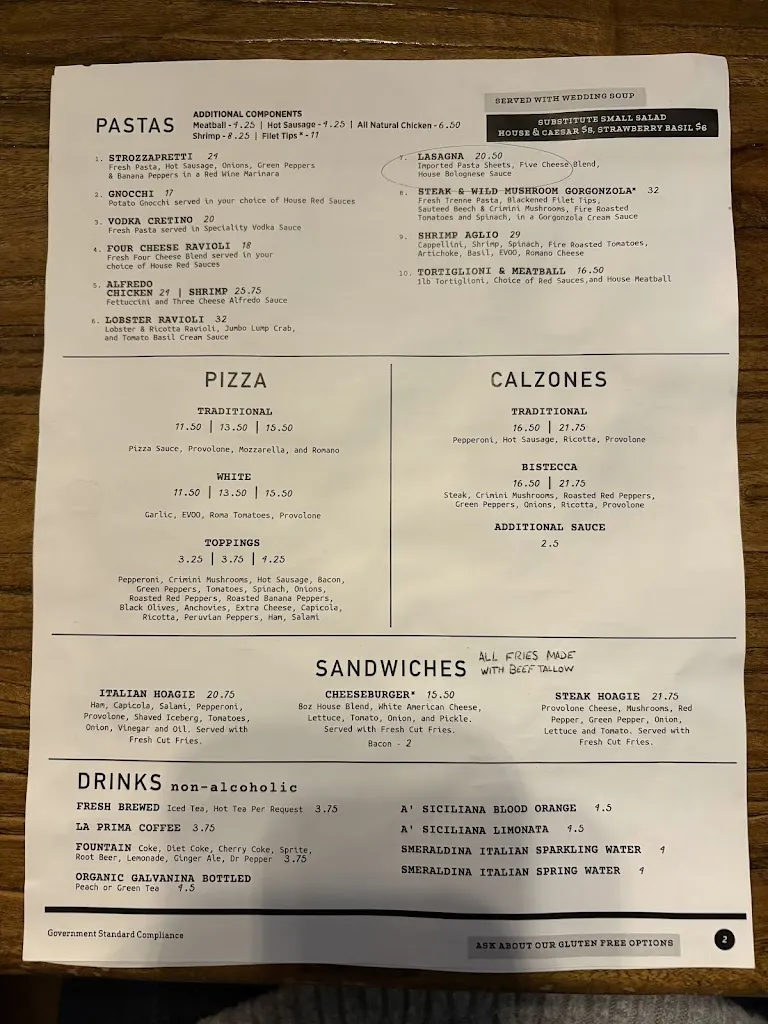 Menu_Olives & Peppers_Trafford, PA_image_old_1
