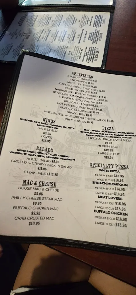 Menu_Kellie’s Creekside Bar and Grill LLC._Trafford, PA_image_old_1