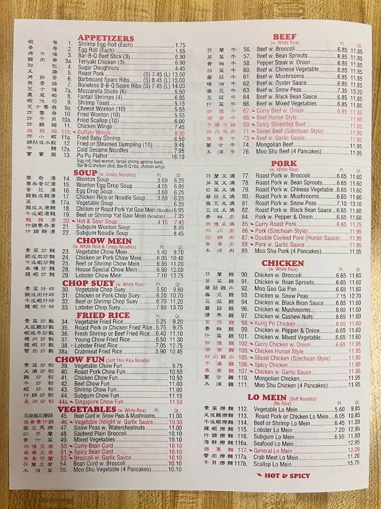 Menu_Kan Bo_Towanda, PA_image_old_2