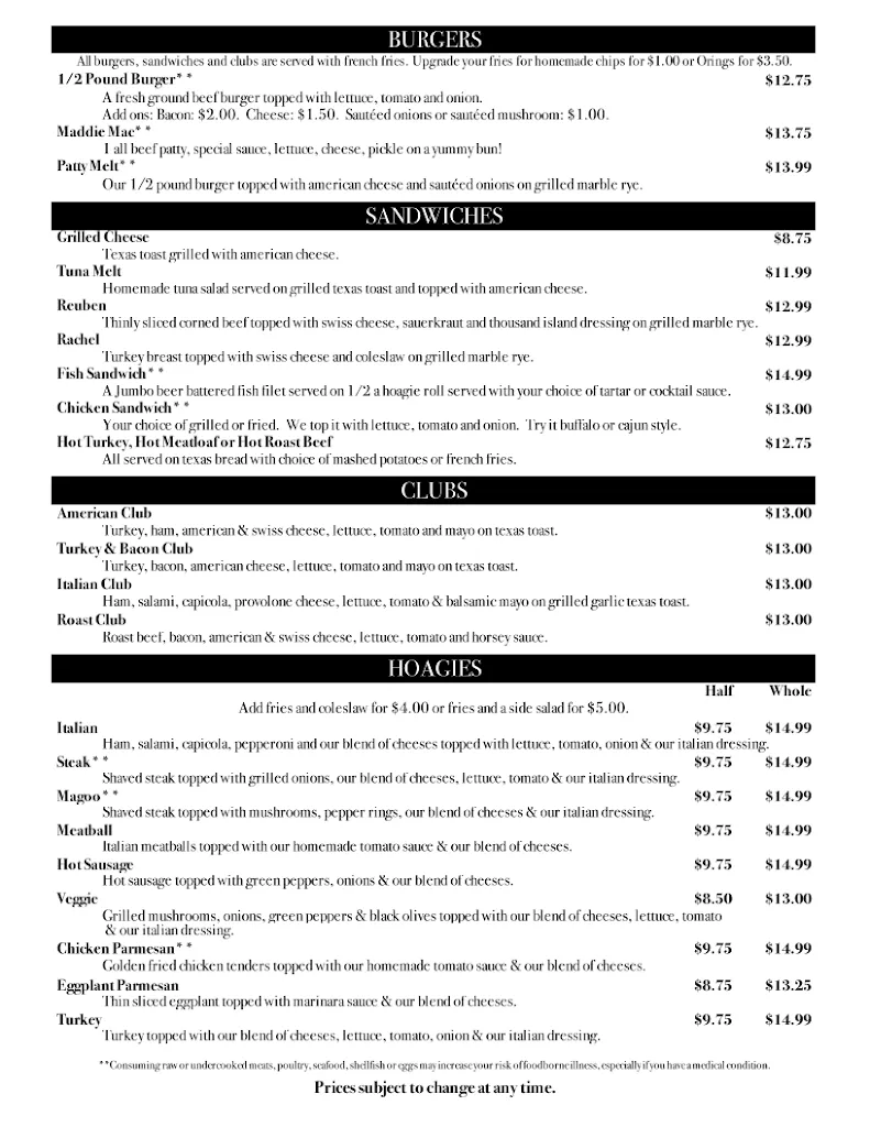 Menu_Shelly Pie Pizza_Turtle Creek, PA_image_old_2