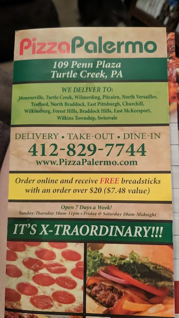 Menu_Pizza Palermo_Turtle Creek, PA_image_old_1