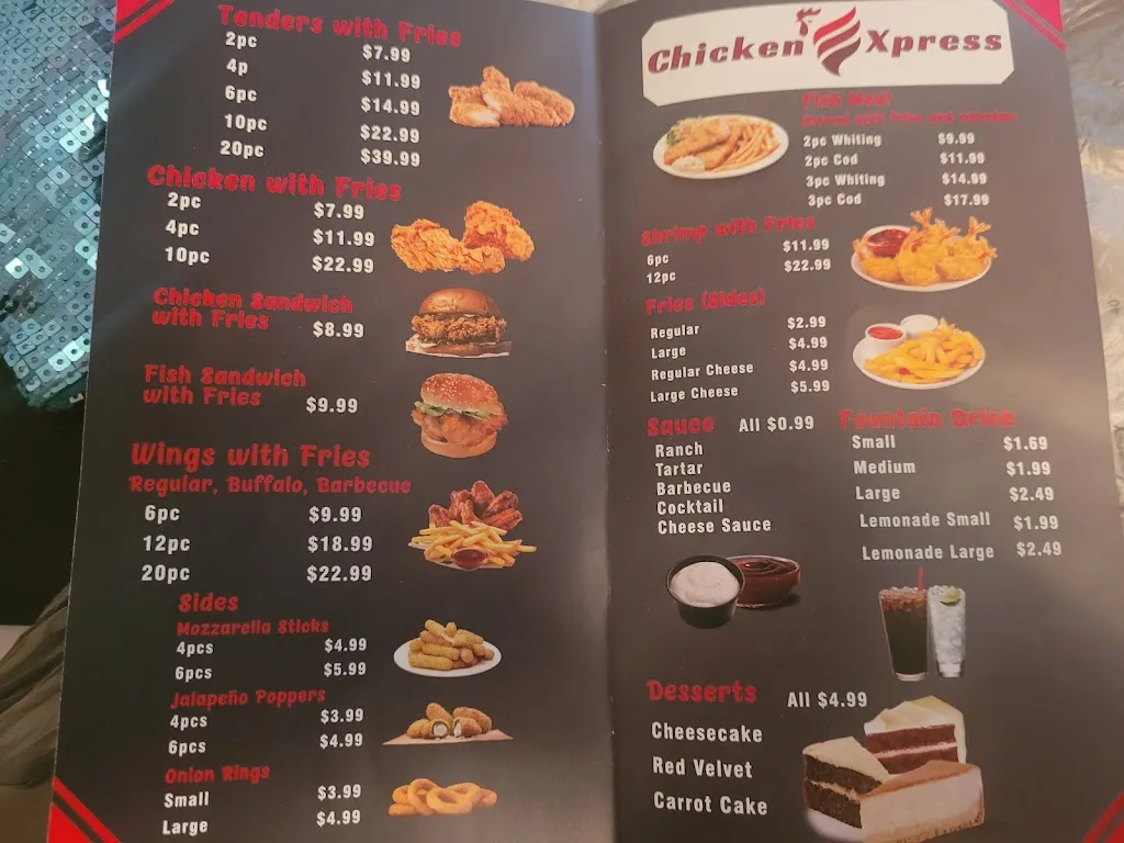 Menu_Chicken Xpress_Turtle Creek, PA_image_old_3