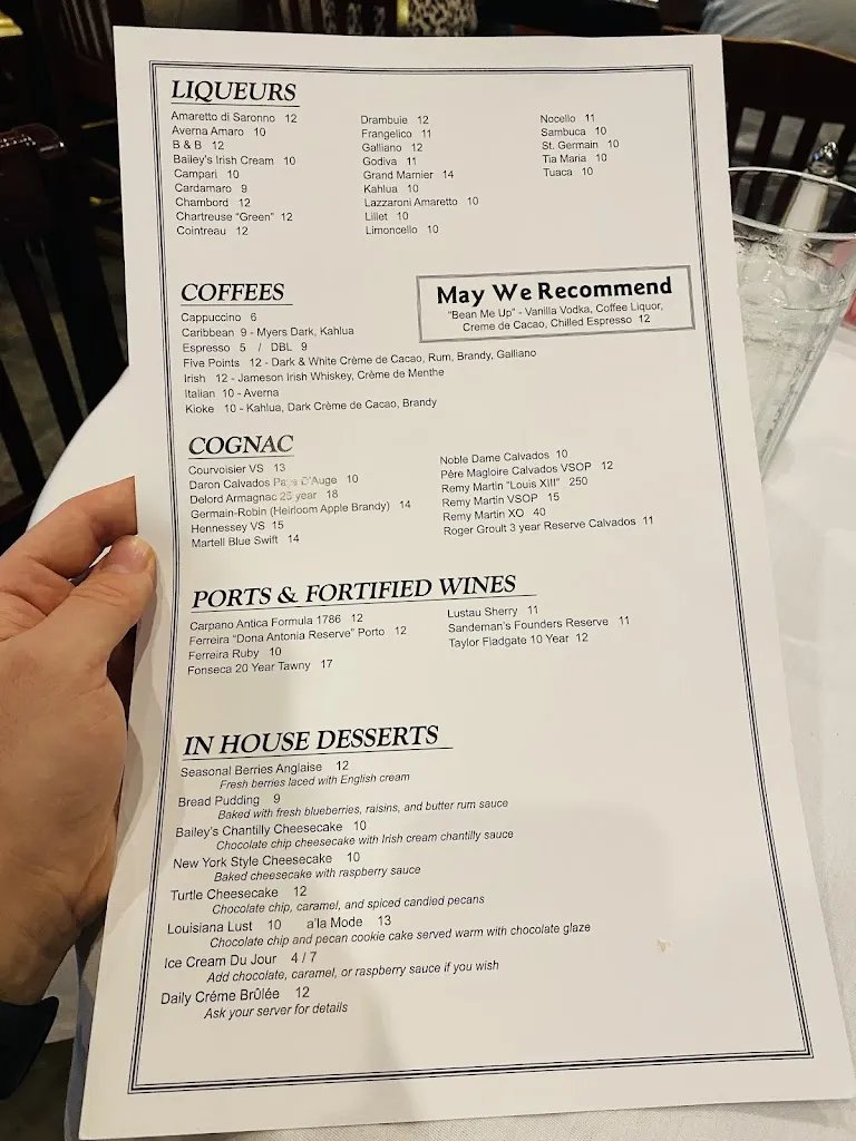 Menu_Mansurs on the Boulevard_Baton Rouge, LA_image_old_3