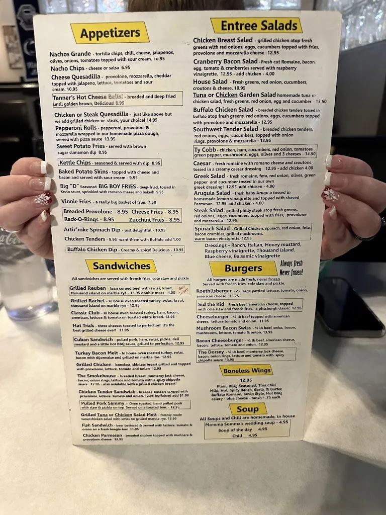 Menu_Somma Pizza & Sports Bar_Verona, PA_image_old_2