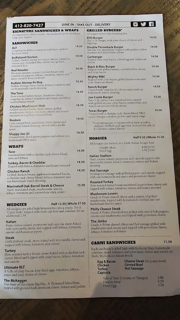 Carnivores restaurant à Oakmont, PA