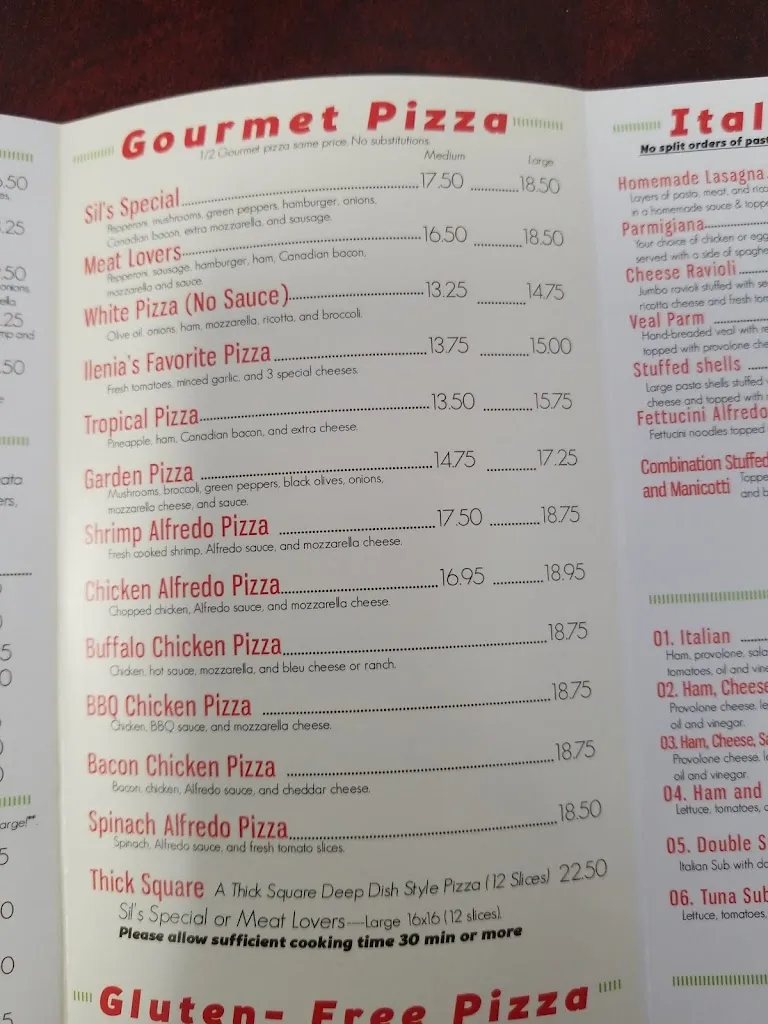 Menu_Sal's Pizza & Italian Restaurant_Dover, PA_image_old_2