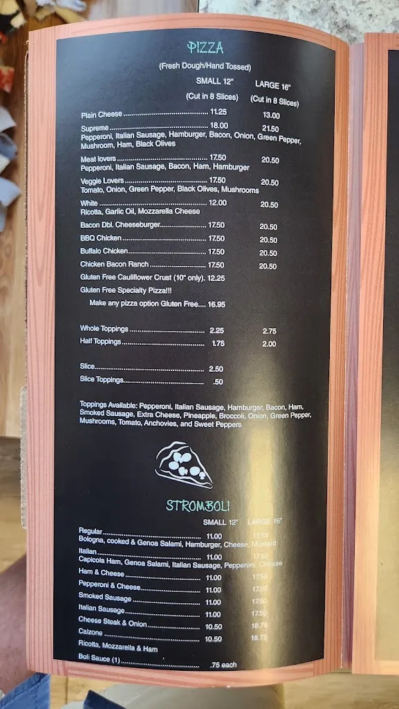 Menu_Jim & Nena's Pizzeria_Dover, PA_image_old_1