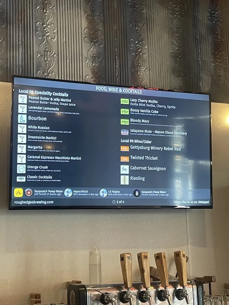 Menu_Rough Edges Brewing_Waynesboro, PA_image_old_2