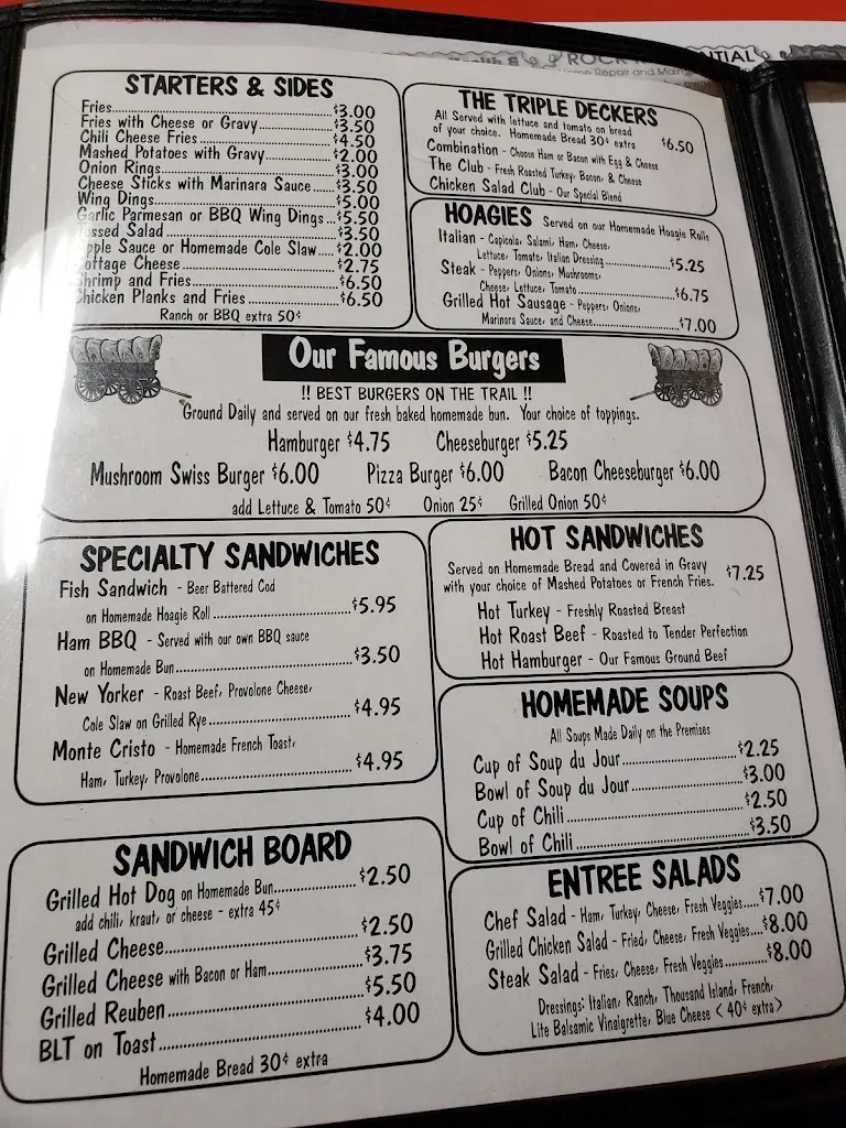 Menu_Gary's Chuckwagon_West Newton, PA_image_old_3