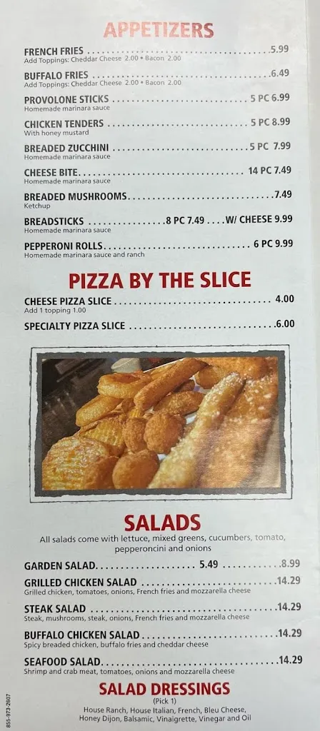 Menu_Gino Bros Pizza Express_Pittsburgh, PA_image_old_1