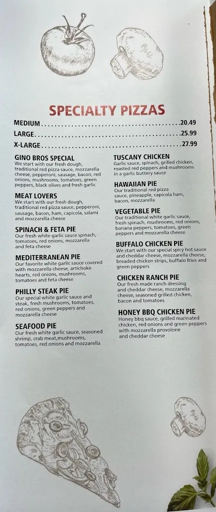 Menu_Gino Bros Pizza Express_Pittsburgh, PA_image_old_3