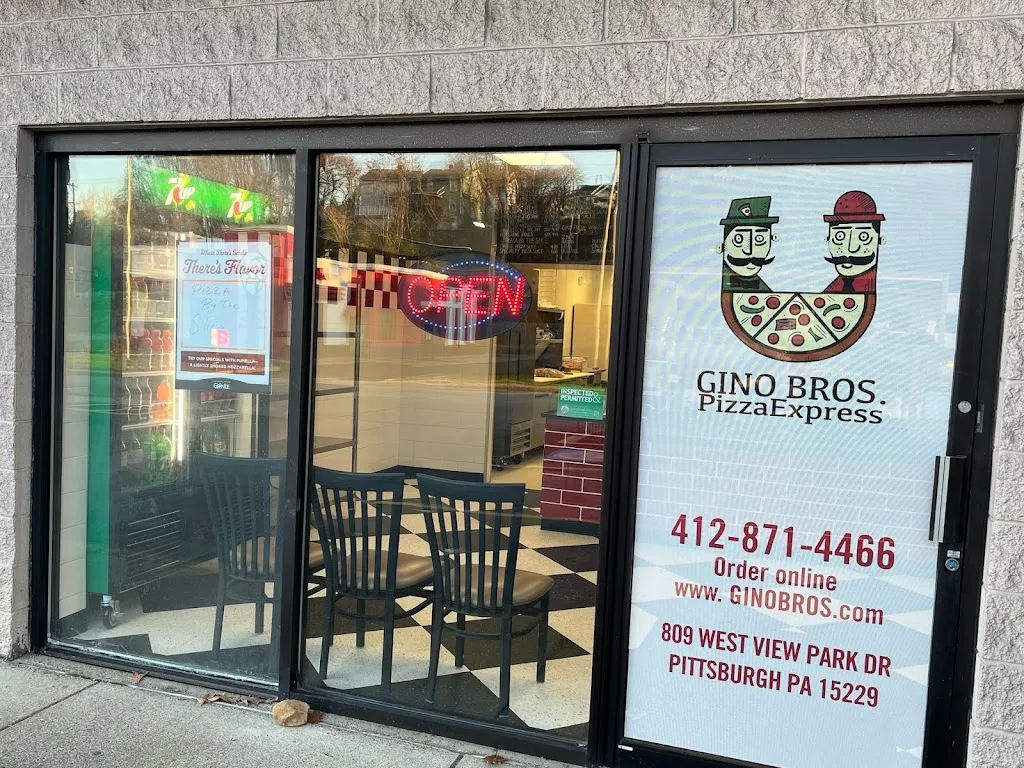 Gino Bros Pizza Express restaurant à Pittsburgh, PA
