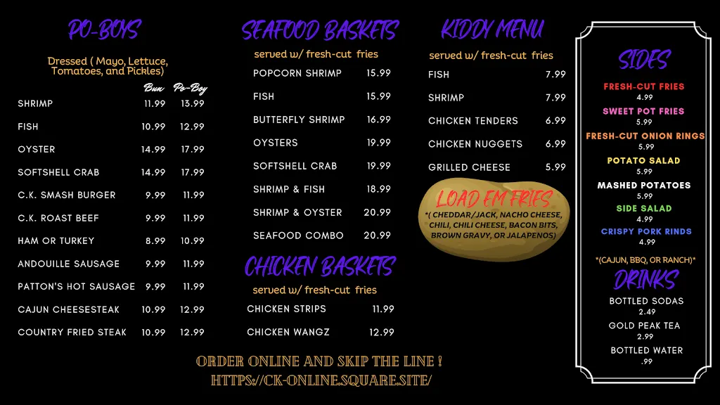Cajun Kitchen Seafood & Poboys ristorante a Boutte, LA