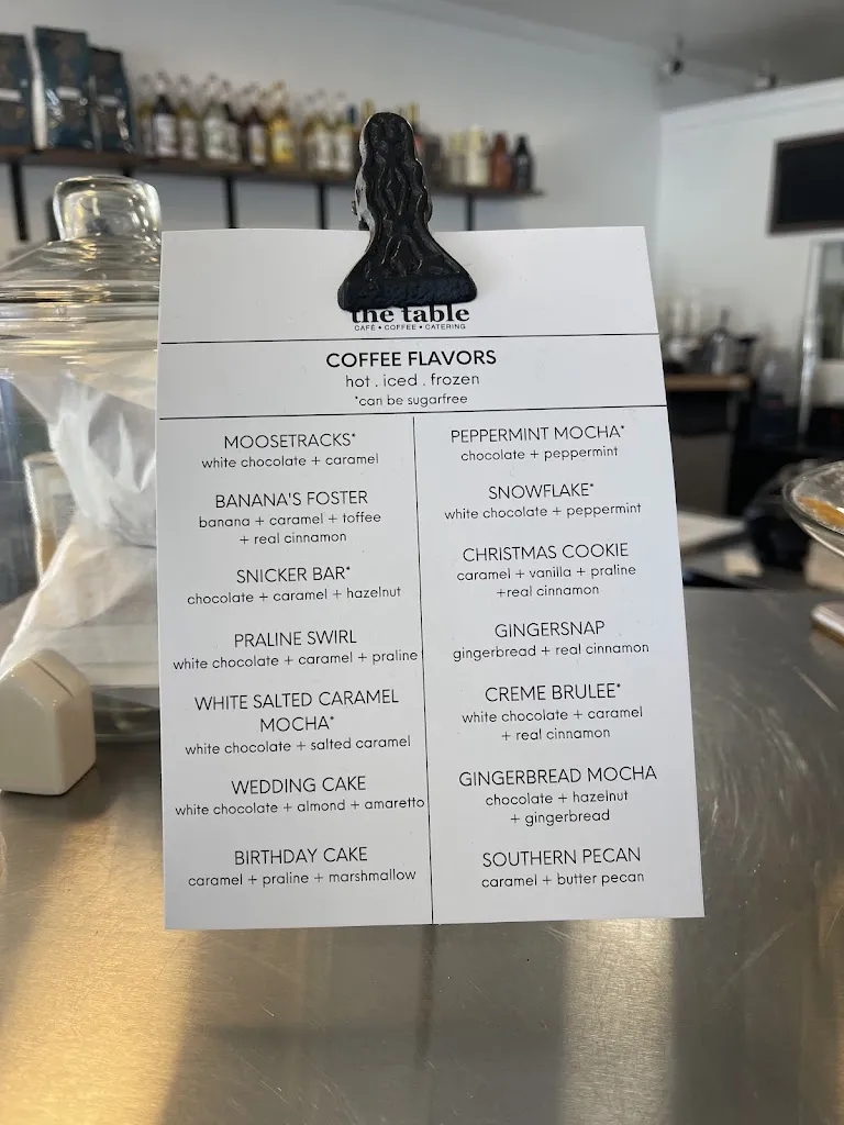 Menu_The Table Cafe’_Luling, LA_image_old_3
