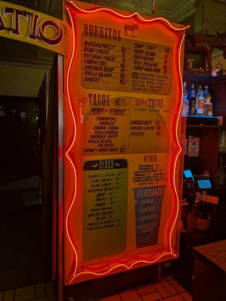 Menu_El Burro Dos_Pittsburgh, PA_image_old_1