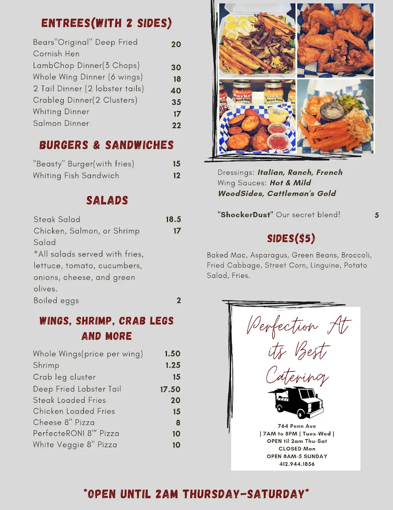 Menu_Perfection At Its Best Catering_Pittsburgh, PA_image_old_2