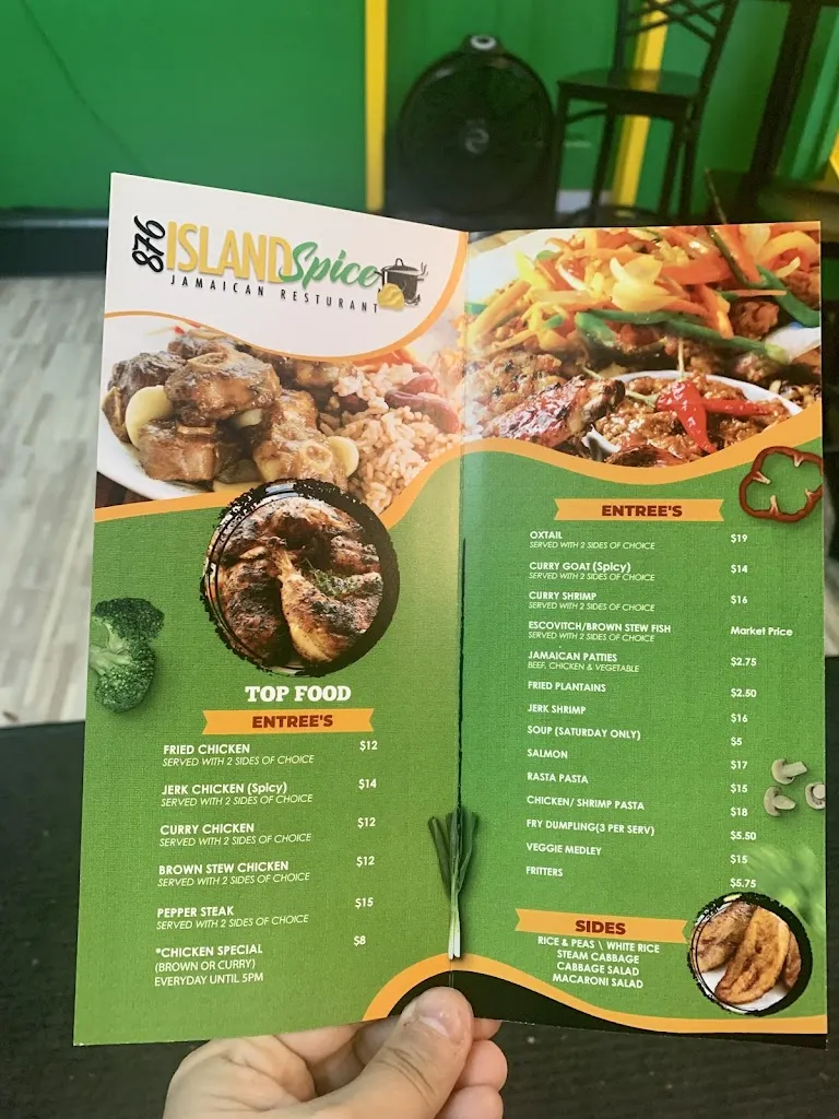 Menu_876 Island Spice Authentic Jamaican Restaurant_Pittsburgh, PA_image_old_1