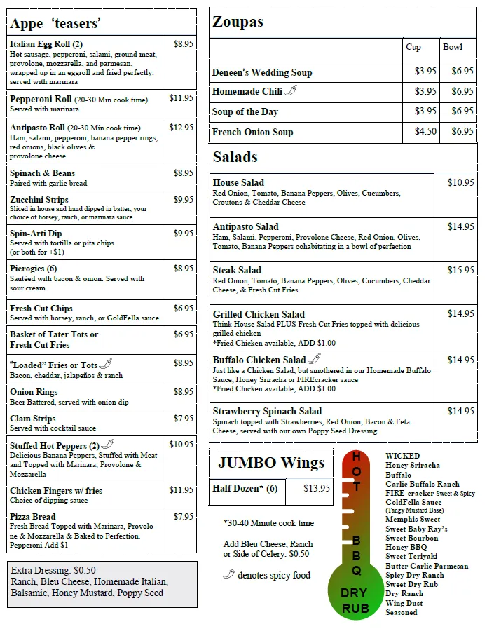 Menu_GoodFellas Restaurant & Tavern_Swissvale, PA_image_old_2