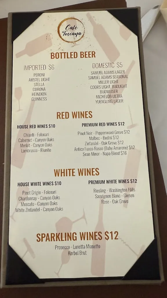 Menu_Cafe Toscana_Wilkes-Barre, PA_image_old_1