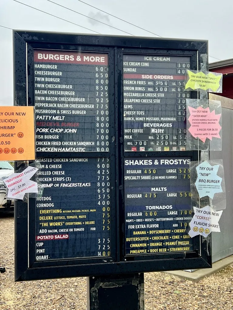 Menu_Frosty's_Glendive, MT_image_old_1